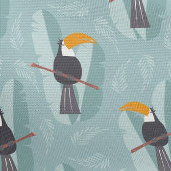 Cartoon Toucan Pongee