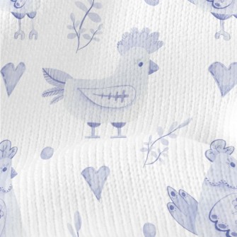 Easter Blue Chick Stretch Jersey