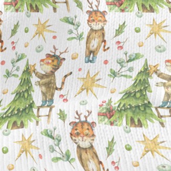 Merry Christmas Tiger Stretch Jersey