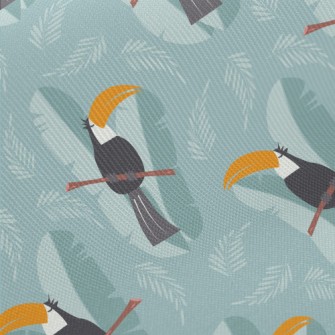 Cartoon Toucan Midweight Cotton Poplin