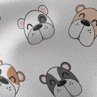 Cute And Honest Dog Waterproof Canvas