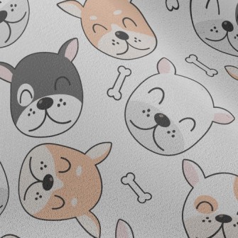 Harmonious Dog Family Chiffon