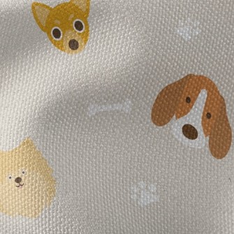 Dog Family Waterproof Canvas