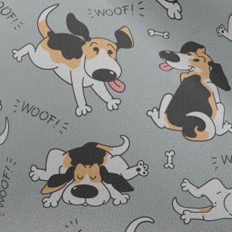 Funny Meditating Dog Chiffon