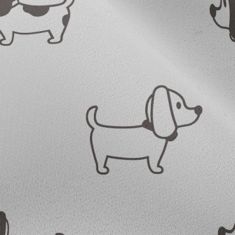 Playful Short Tail Dog Chiffon