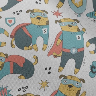 Handsome And Heroic Dog Superm Chiffon