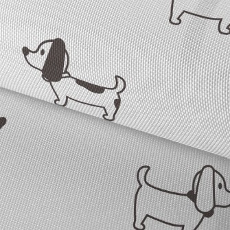 Playful Short Tail Dog Waterproof Oxford