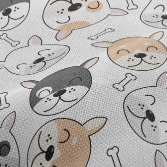 Harmonious Dog Family Performance Linen