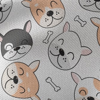 Harmonious Dog Family Waterproof Canvas