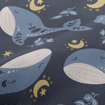 Whale In Moonlight Performance Linen