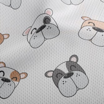 Cute And Honest Dog Athletic Mesh Flat Back