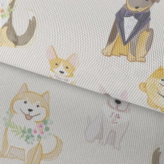 Wedding Gentleman Dog Waterproof Oxford