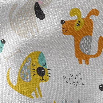 Shy Playing Puppy Waterproof Canvas