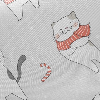 Winter Dress Up Cat Twill