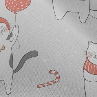 Winter Dress Up Cat Chiffon
