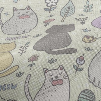 Yawning Cat Performance Linen