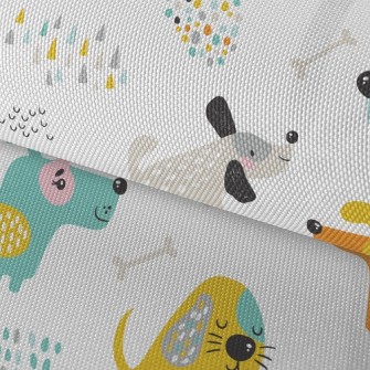 Shy Playing Puppy Waterproof Oxford