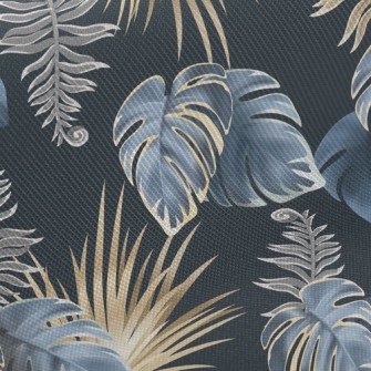 Tropical Auntie Taro Twill
