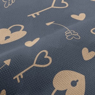 Love Key Lock Performance Linen
