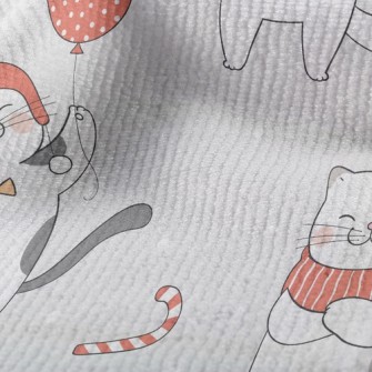 Winter Dress Up Cat Terry