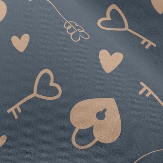 Love Key Lock Chiffon