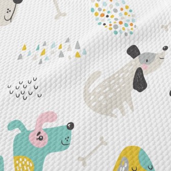 Shy Playing Puppy Birdseye Piqué