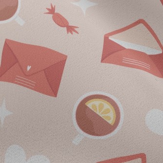Valentine&#39;s Day Love Lette Chiffon