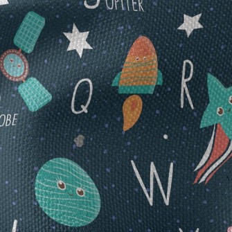 Satellite Space Meow Waterproof Canvas