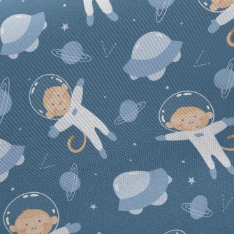 Naughty Space Monkey Twill
