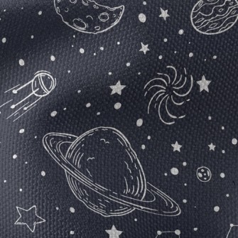 Simple Lines Outer Space Waterproof Canvas