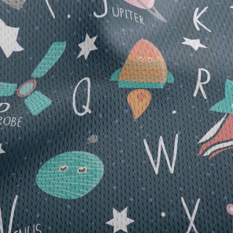 Satellite Space Meow Athletic Mesh Flat Back