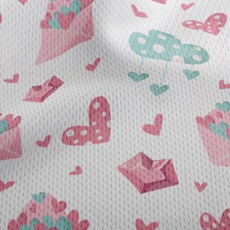 A Letter Full Of Love Athletic Mesh Flat Back