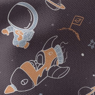Astronauts And Space Shuttles Waterproof Canvas