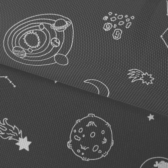 Universe Big And Small Planets Waterproof Oxford