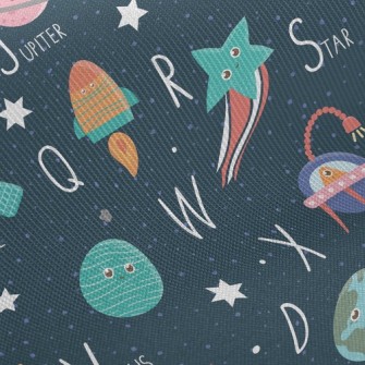 Satellite Space Meow Twill
