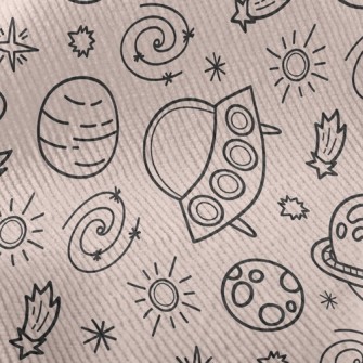 Asteroids And Flying Saucers Standard Corduroy