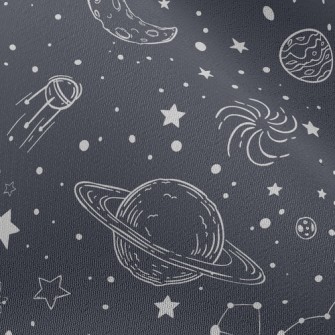 Simple Lines Outer Space Chiffon