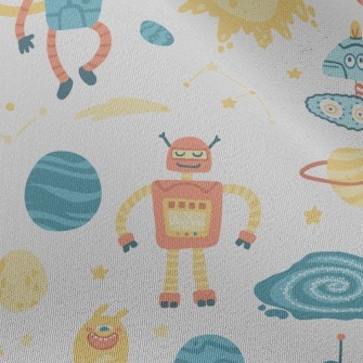 Robots Land On Planets Chiffon