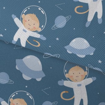 Naughty Space Monkey Waterproof Oxford