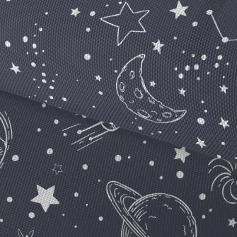 Simple Lines Outer Space Waterproof Oxford