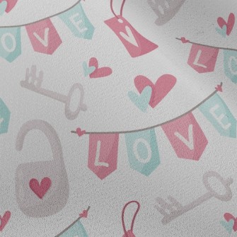Love Key Lock Of Love Chiffon
