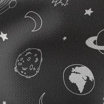 Universe Big And Small Planets Waterproof Canvas