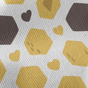 Hexagonal Heart Standard Corduroy