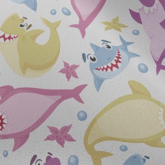 Happy Funny Shark Chiffon