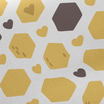 Hexagonal Heart Twill
