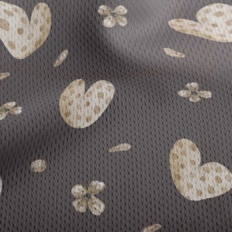 Retro Dots Of Love Athletic Mesh Flat Back