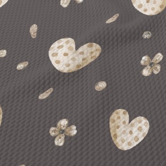 Retro Dots Of Love Birdseye Piqué