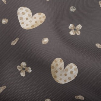 Retro Dots Of Love Dobby