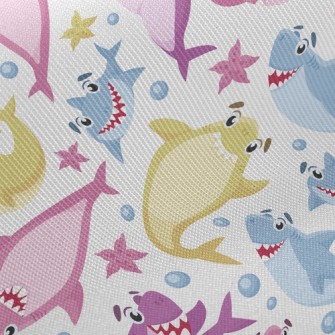 Happy Funny Shark Twill