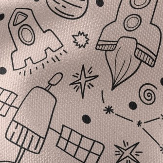 Satellite Space Shuttle Waterproof Canvas